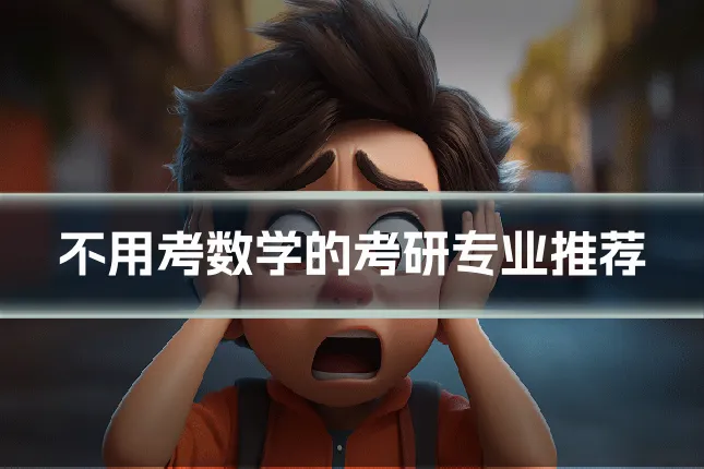 不用考数学的考研专业推荐