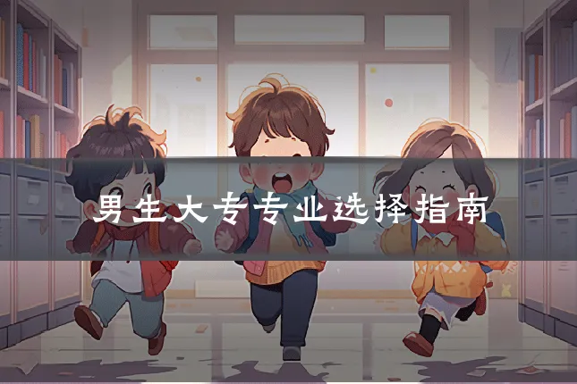 男生大专专业选择指南