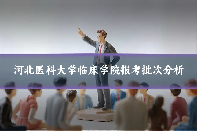 河北医科大学临床学院报考批次分析