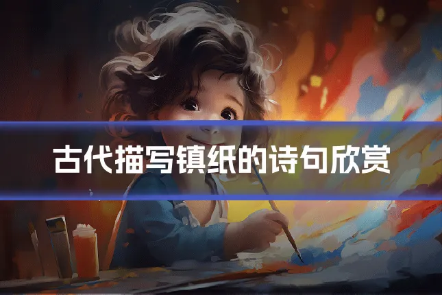 古代描写镇纸的诗句欣赏