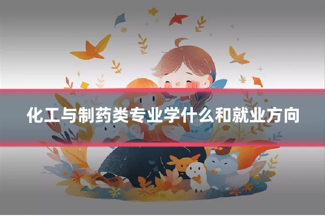 化工与制药类专业学什么和就业方向