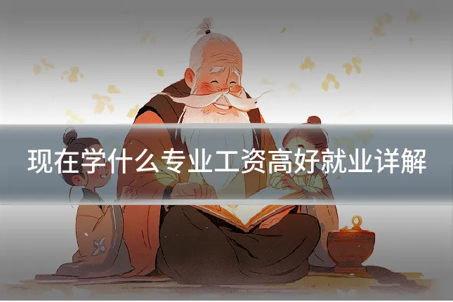 现在学什么专业工资高好就业详解