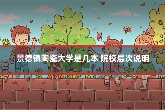 景德镇陶瓷大学是几本 院校层次说明