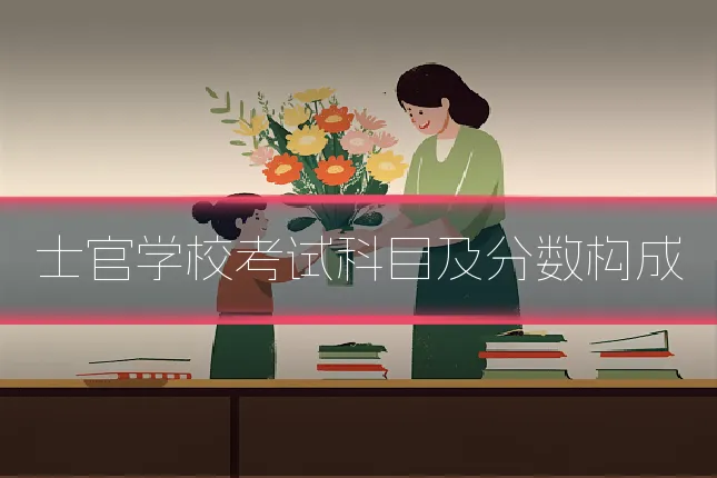 士官学校考试科目及分数构成