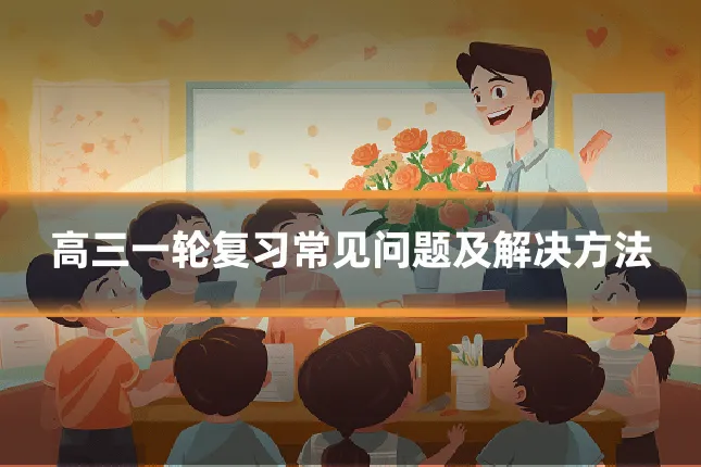 高三一轮复习常见问题及解决方法