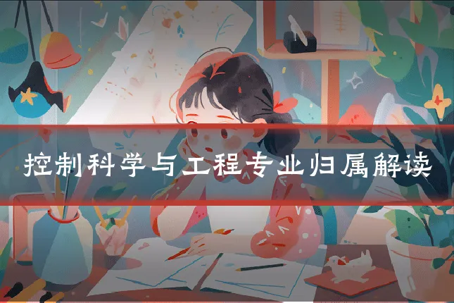 控制科学与工程专业归属解读