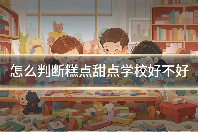 怎么判断糕点甜点学校好不好