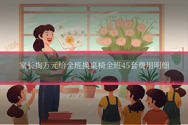 家长掏万元给全班换桌椅全班45套费用明细