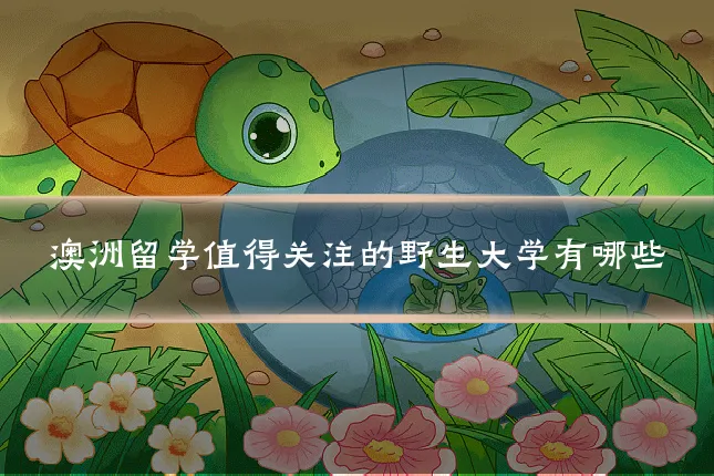 澳洲留学值得关注的野生大学有哪些