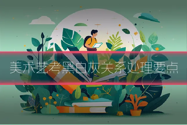 美术艺考黑白灰关系处理要点
