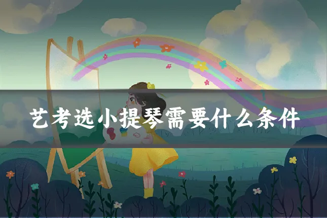 艺考选小提琴需要什么条件