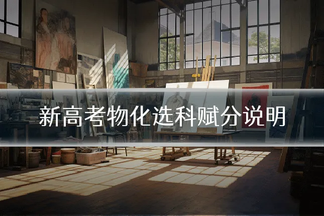 新高考物化选科赋分说明