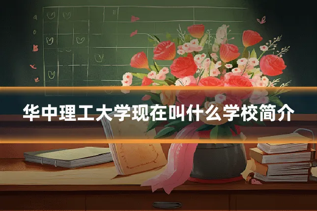 华中理工大学现在叫什么学校简介