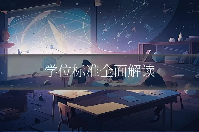 学位标准全面解读