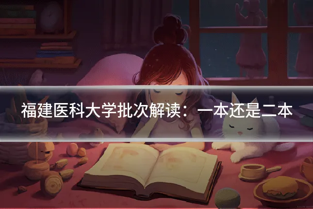 福建医科大学批次解读：一本还是二本