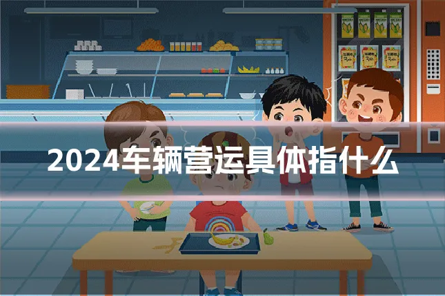2024车辆营运具体指什么
