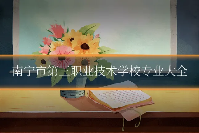 南宁市第三职业技术学校专业大全
