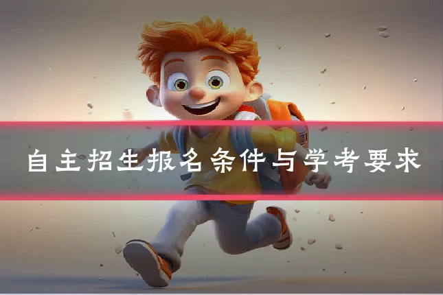 自主招生报名条件与学考要求