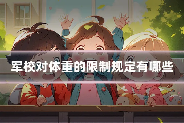 军校对体重的限制规定有哪些