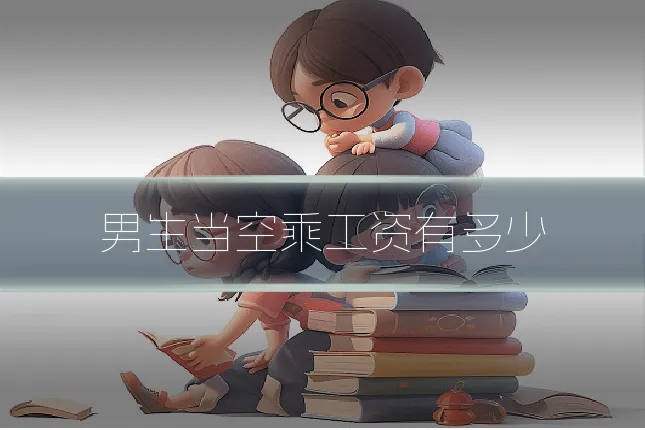男生当空乘工资有多少
