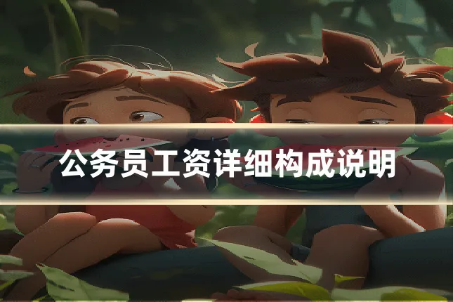 公务员工资详细构成说明