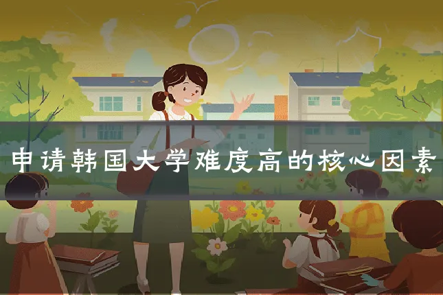 申请韩国大学难度高的核心因素