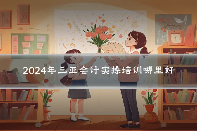 2024年三亚会计实操培训哪里好