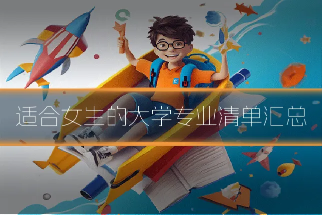 适合女生的大学专业清单汇总