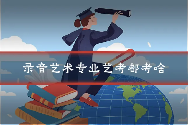 录音艺术专业艺考都考啥