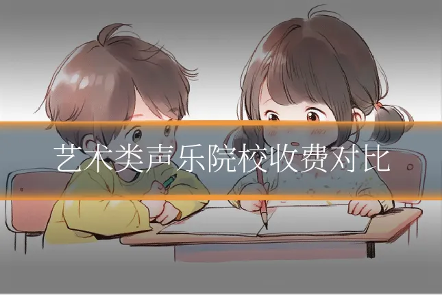 艺术类声乐院校收费对比