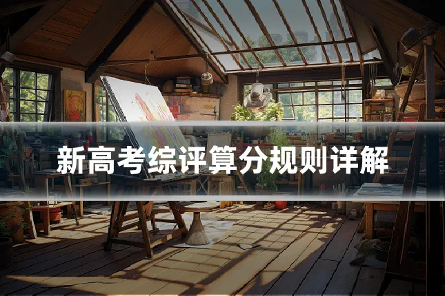 新高考综评算分规则详解