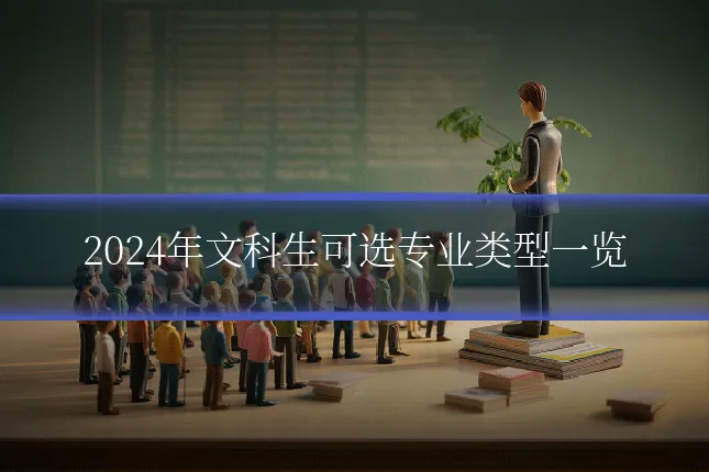 2024年文科生可选专业类型一览