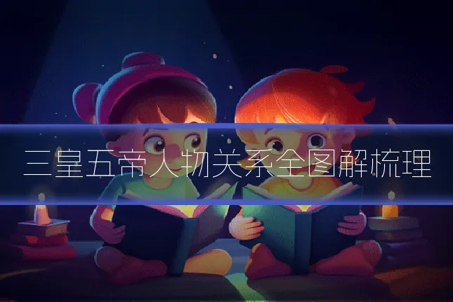 三皇五帝人物关系全图解梳理
