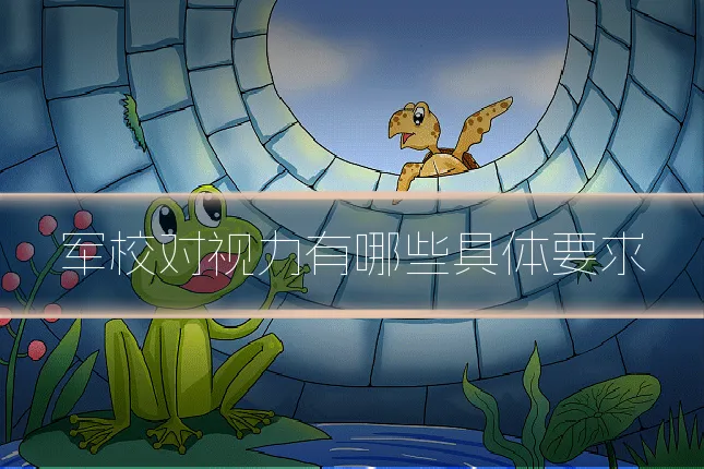 军校对视力有哪些具体要求