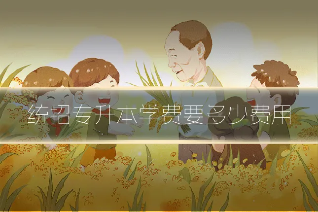 统招专升本学费要多少费用