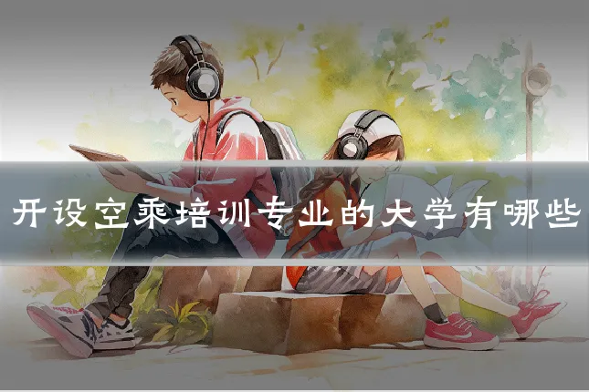 开设空乘培训专业的大学有哪些