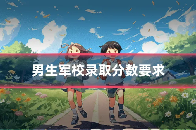 男生军校录取分数要求