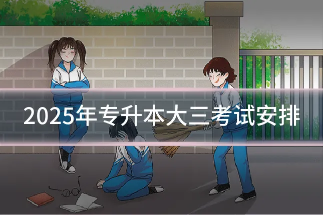 2025年专升本大三考试安排