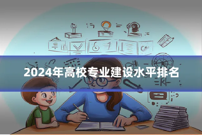2024年高校专业建设水平排名