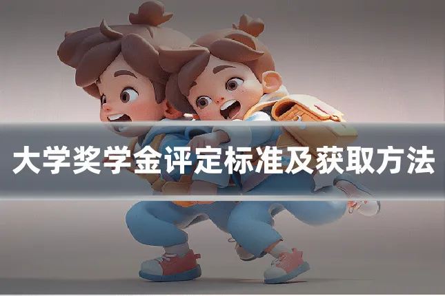 大学奖学金评定标准及获取方法