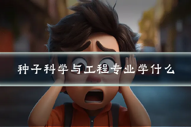 种子科学与工程专业学什么