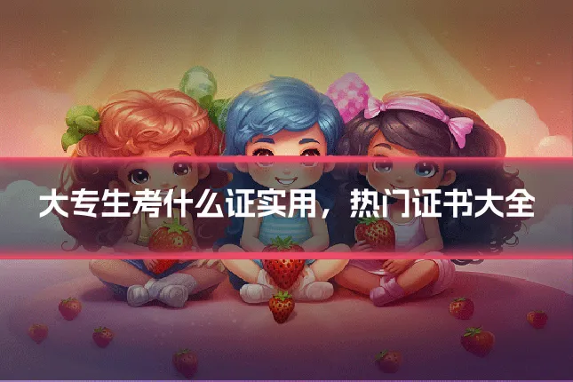 大专生考什么证实用，热门证书大全