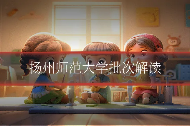 扬州师范大学批次解读