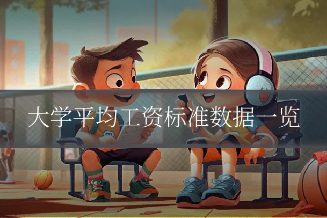 大学平均工资标准数据一览