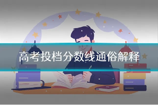 高考投档分数线通俗解释