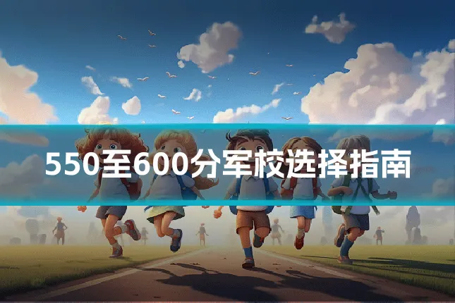 550至600分军校选择指南