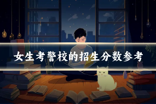 女生考警校的招生分数参考