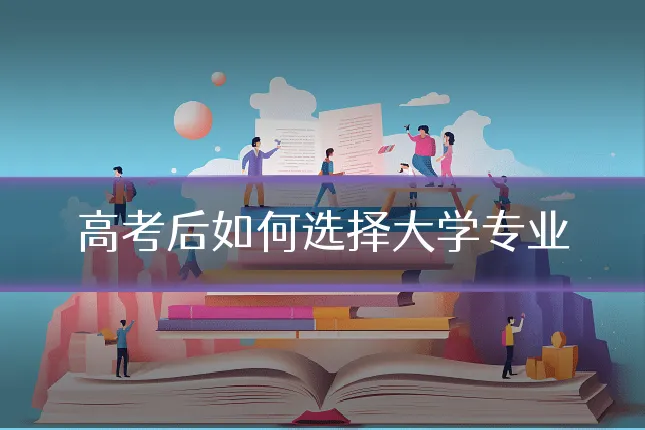 高考后如何选择大学专业