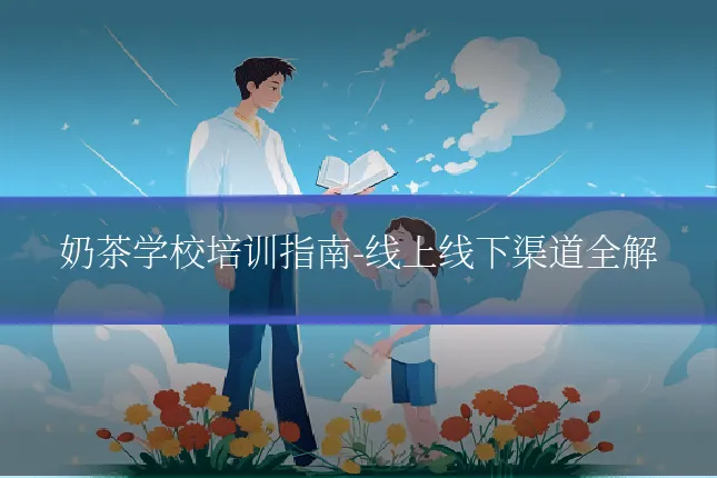 奶茶学校培训指南-线上线下渠道全解