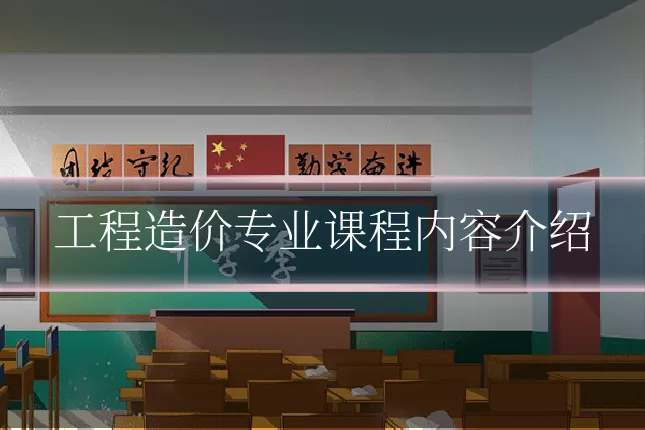 工程造价专业课程内容介绍